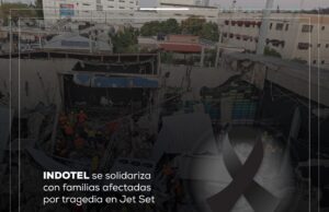 INDOTEL se solidariza con familias afectadas por tragedia en Jet Set