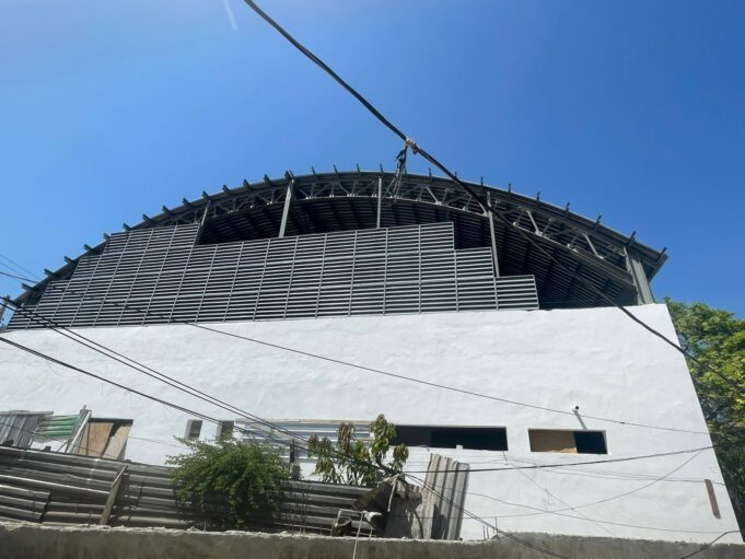 Avanza construcción multiuso Virgilio Fría en SDE; impactará a 30 mil jóvenes con deporte y oportunidades