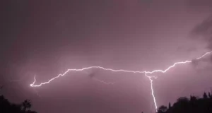 Chubascos y tormenta eléctrica en diversas provincias del país este miércoles