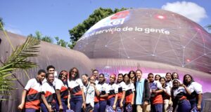 INDOTEL lleva Domo Inmersivo a Montecristi; ciudadanos se sumergen en experiencia tecnológica