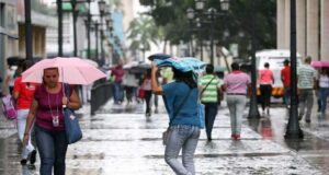 Lluvias débiles y ráfagas de vientos este miércoles en el país