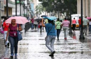 Lluvias débiles y ráfagas de vientos este miércoles en el país