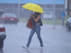 Vaguada y sistema frontal provocarán fuertes lluvias y tormentas eléctricas en gran parte del país