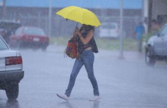 Vaguada y sistema frontal provocarán fuertes lluvias y tormentas eléctricas en gran parte del país
