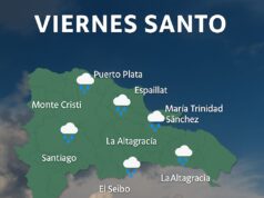 Viernes Santo con lluvias moderadas y alertas vigilantes en varias provincias del país