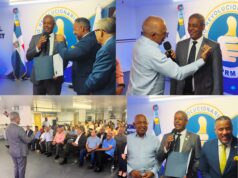 Federico Reynoso ofrece conferencia y recibe reconocimientos en EE.UU. y Canadá por su trayectoria democrática