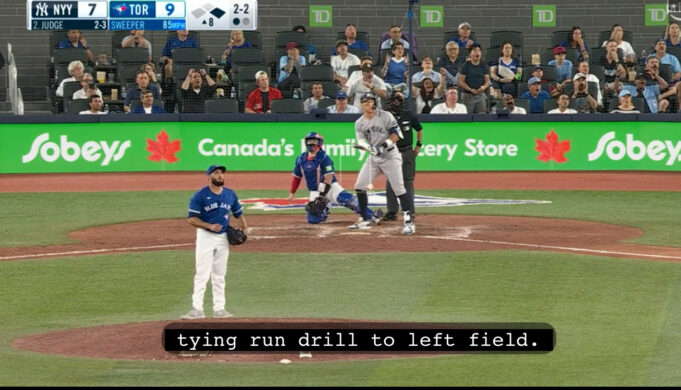 Aaron Judge conecta jonrón de 440 pies y empata el juego ante los Blue Jays