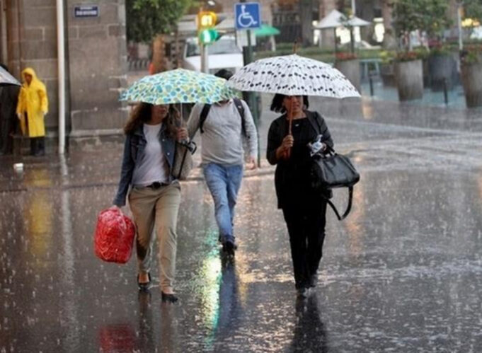 Lluvias en gran parte del país este jueves; aumenta el calor