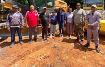 MOPC rehabilita caminos vecinales en Bayaguana por instrucciones del presidente Abinader