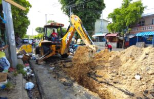 CAASD trabaja en ampliación del sistema de alcantarillado en barrios del Distrito Nacional