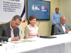 INDOTEL y ADP firman convenio que otorga más de 1,400 becas para capacitar docentes en competencias digitales