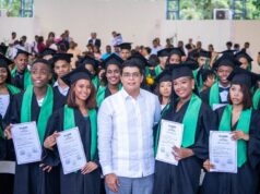 Fellito Suberví encabeza graduación de 35 nuevos bachilleres técnicos del Liceo CAASD