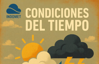 Para este sábado cielo mayormente soleado, con nubes aisladas a dispersas y posibles chubascos