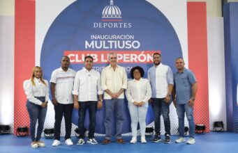 Abinader entrega totalmente remodelado el polideportivo del Ensanche Luperón tras más de 20 años de abandono