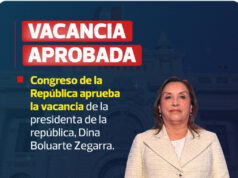Congreso de Perú destituye a la presidenta Dina Boluarte por “incapacidad moral permanente”