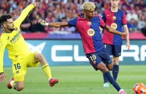 El líder Barcelona triunfa sobre Villarreal con goles de Raphinha y Yamal