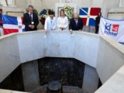 Indotel deposita ofrenda floral en el Altar de la Patria con motivo del 182 aniversario de la Independencia Nacional