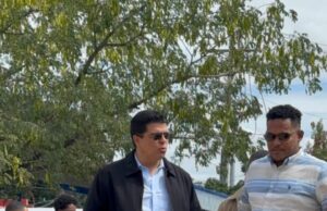 CAASD trabaja en corrección averías provocadas por empresa construye paso a desnivel en la 27 de Febrero