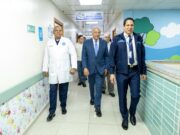 Ministro Administrativo de la Presidencia visita Hospital General Docente de la Policía Nacional