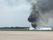 Aeronave se accidenta en el Aeropuerto de La Romana