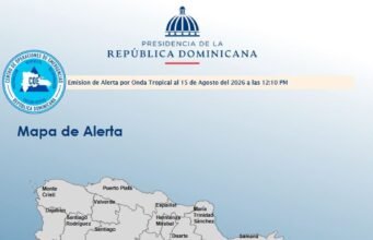 COE declara alerta verde en nueve provincias y el Distrito Nacional por posibles inundaciones