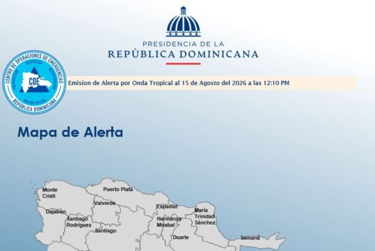 COE declara alerta verde en nueve provincias y el Distrito Nacional por posibles inundaciones